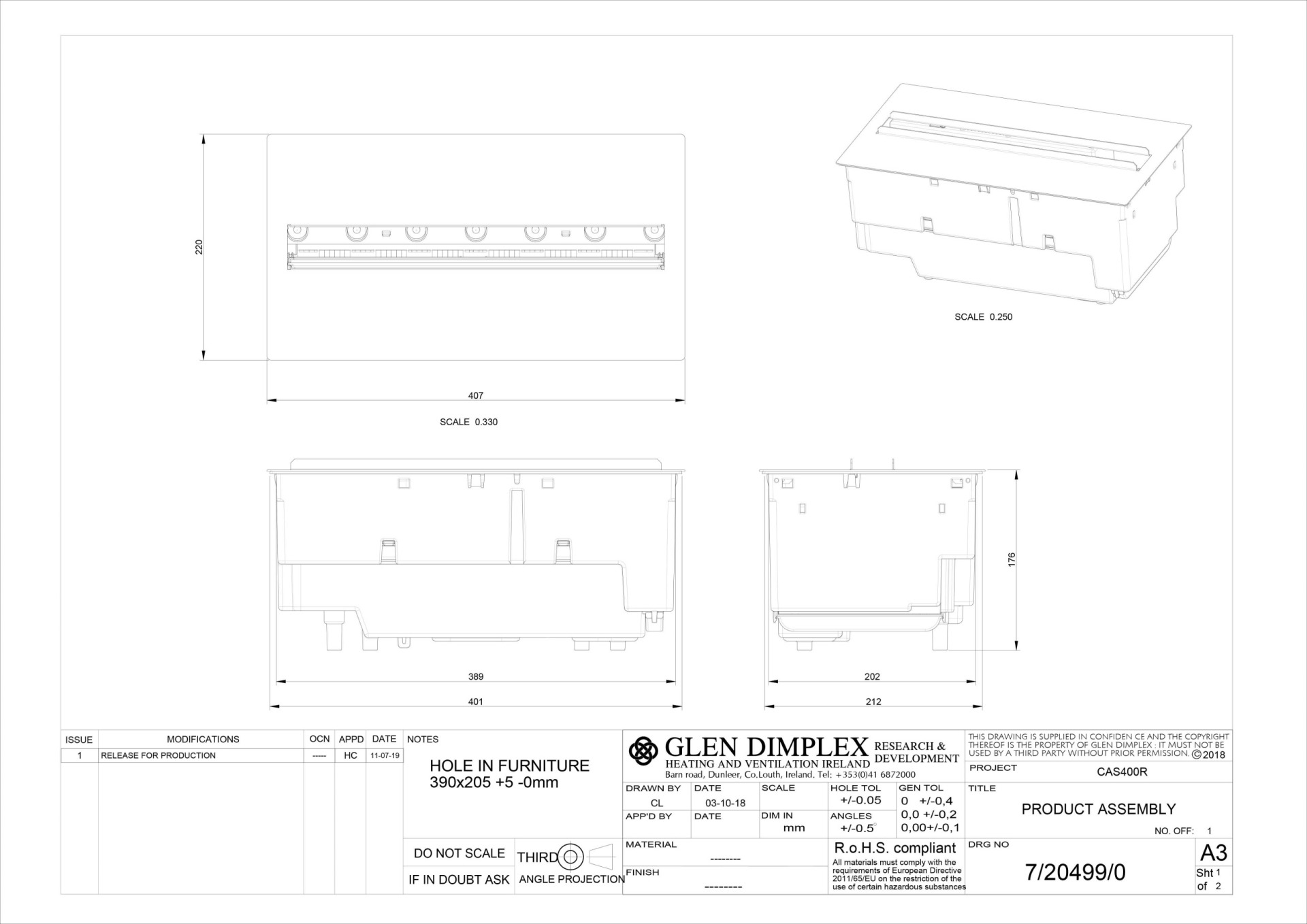 Dimplex Opti-myst Cassette 400 LED elektrische haard (excl. houtset) -line_image dimplex-opti-myst-cassette-400-led-elektrische-haard-excl-houtset-line_image